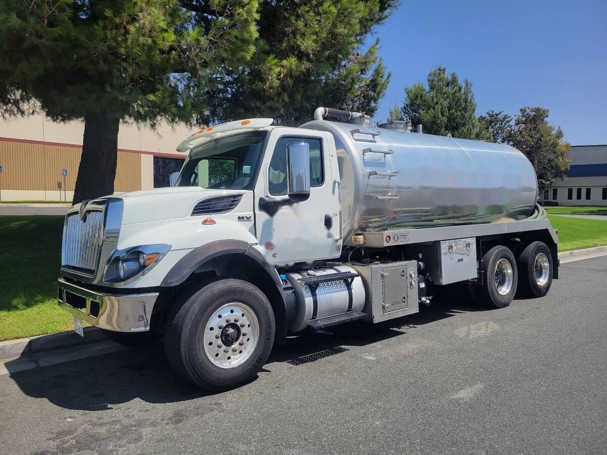 Septic service truck in Roswell, New Mexico
